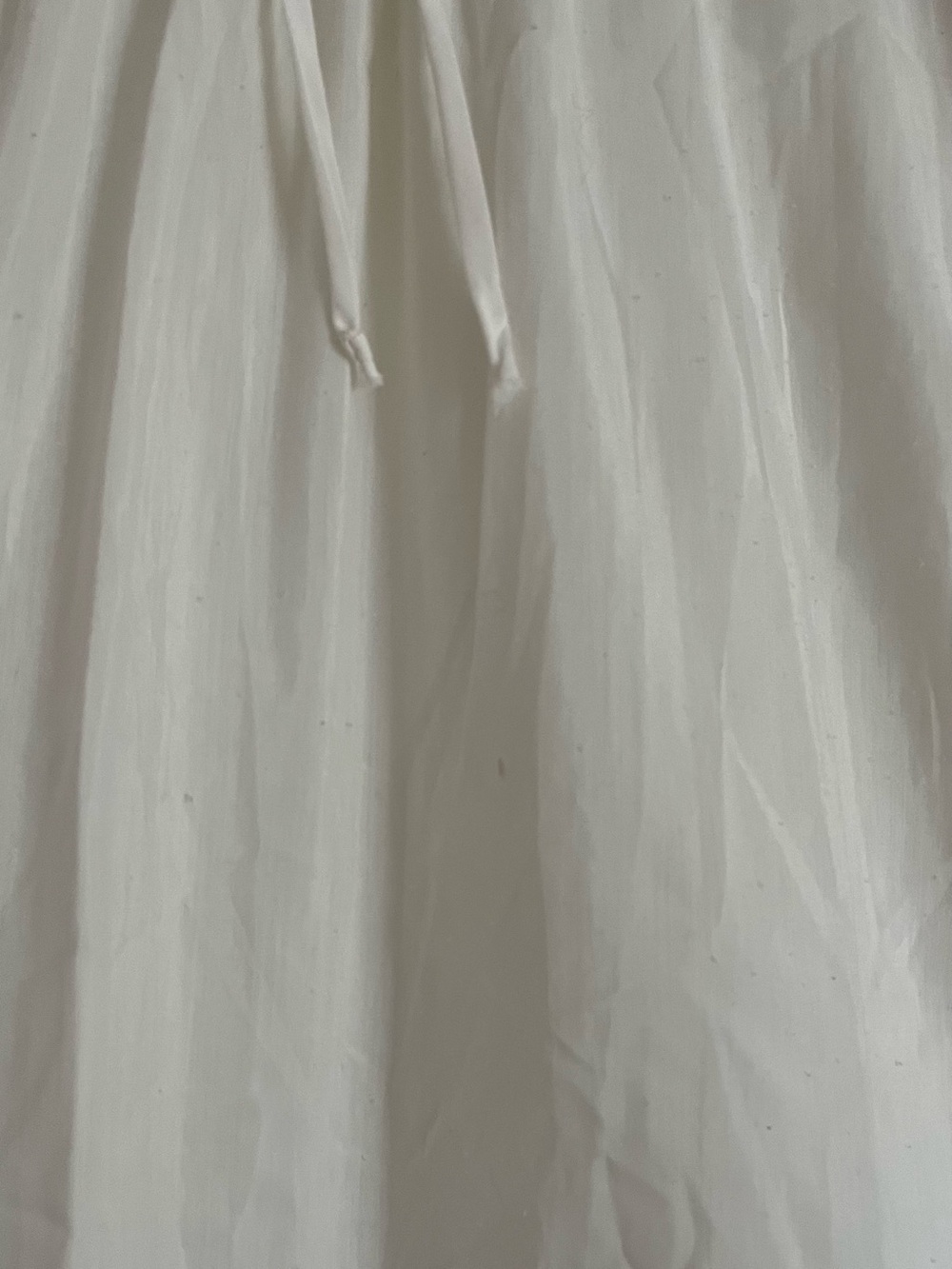 Women's Lace-Trim Cotton Nightgown in Ivory - Picture 5 of 9